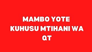 JINSI YA KUFAULU MTIHANI WA QT 20222023JINSI YA KUFAULU NECTA 2022FORM SIX na FORM 4 20222023 [upl. by Ballou]