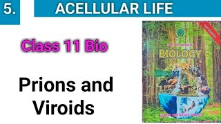 Prions and Viroids  Acellular Life chapter 5 Class 11 [upl. by Shargel]