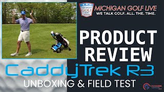 Caddy Trek R3 Electric Golf Caddy  Unboxing Demo Review [upl. by Lenore]