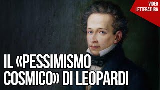 Il «pessimismo cosmico» di Leopardi [upl. by Brodsky]