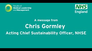 An introduction to the Chief Sustainability Officers Clinical Fellow Scheme [upl. by Crutcher329]