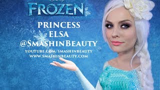 Disney Frozen 2019 Princess Elsa Makeup Tutorial Ice Queen Halloween Makeup  SMASHINBEAUTY [upl. by Gert13]