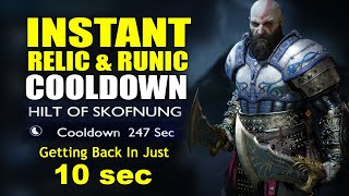 Instant Relic amp Runic Cooldown Build  God Of War Ragnarok [upl. by Anelis818]