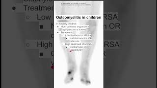 Osteomyelitis in children [upl. by Nosnev849]