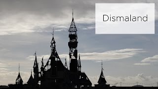 Dismaland  Banksy Exhibition after dark in WestonsuperMare 2015 [upl. by Thamos936]