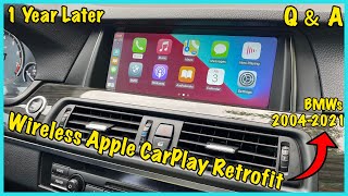 Answering All Your Questions  BMW Aftermarket Apple CarPlay 1 Year Review  QampA [upl. by Akisey]