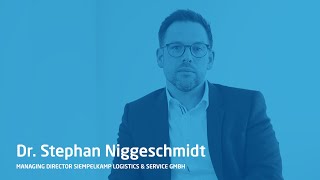 Siempelkamp Logistics amp Service GmbH – 10th anniversary An Interview with Dr Stephan Niggeschmidt [upl. by Baynebridge371]