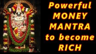 Money Mantra  Mantra to become Rich [upl. by Nylaj]