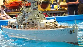 XXXL 128 KG RC SCALE MODEL SHIP LARGE and HEAVY WEIGHT RC MODEL BATTLE CRUISER [upl. by Cesaria]