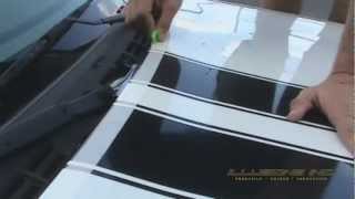 How To Install Graphics MoProAuto Featuring Racing Stripes by Illusions YouTube [upl. by Hgielanna]