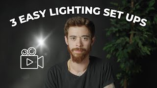 3x Easy Lighting Setups for Videography  WITH ONLY ONE LIGHT [upl. by Eisej274]