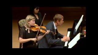 Alina Ibragimova amp Cédric Tiberghien  extract from Mozart sonata for piano and violin KV379 [upl. by Ammadas]