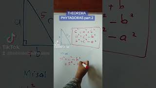 THEOREMA Phytagoras part 2 binbimbel maths phytagoras matematikamudah [upl. by Sophy]