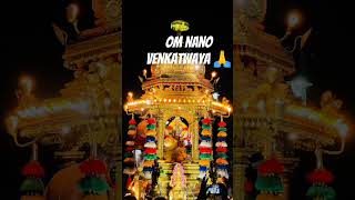 Om namo Venkatwaya swami 🙏🙏 pls subscribe and share Om [upl. by Dachi463]