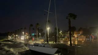 Is this Missing Boater Captain Brian Clough’s boat during Tropical Storm Debbie Gulfport Florida [upl. by Sherrod876]