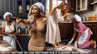 Mother inlaw pretends to be a cleaning Maid To test Daughter inlaw africanfolktales [upl. by Auod]