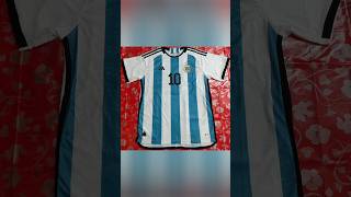 Argentina 2022 World cup 3 Ster KitNameNember jersey worldcup argintina messi football lm10 [upl. by Shaner443]