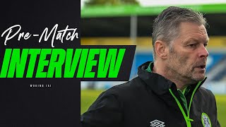 PreMatch Interview  Cotterill previews Woking [upl. by Crescen243]