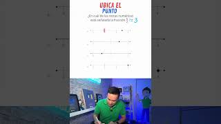 Un punto en la recta numérica permite representar enteros fracciones y decimales [upl. by Eiba]