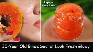 Papaya Face Pack for Glowing Skin  Night Face Pack to Boost Collagen Remove Wrinkles amp DARK SPOTS [upl. by Gunar994]