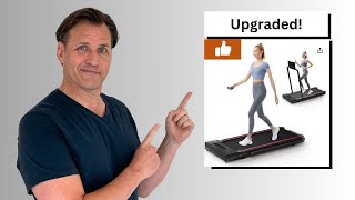 Upgrading My Under Desk Treadmill  Sperax TreadmillWalking PadUnder Desk Treadmill3 in 1 Folding [upl. by Terces609]