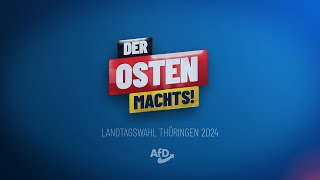 AfD Thüringen Wahlkampf 2024 [upl. by Enohpesrep]