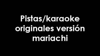 30 Cartas Remmy ValenzuelaPistaKaraoke original versión mariachi [upl. by Ladnek582]