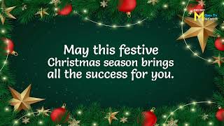 Merry Christmas WhatsApp Status Christmas Wishes We Wish You a Merry Christmas WhatsApp status 2024 [upl. by Ennovehc]