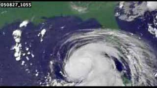 Hurricane KATRINA from satellite [upl. by Alverson343]