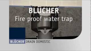 BLÜCHER® Drain fireproof water trap [upl. by Zahc]