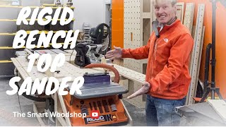 Rigid Bench top Sander [upl. by Ful180]