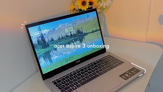 acer aspire 3 unboxing 💻 [upl. by Nwahsirhc648]