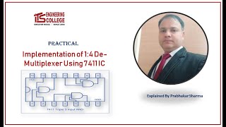 Implementation of 14 DeMultiplexer Using 7411 IC [upl. by Armelda332]