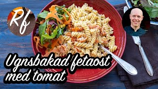 Pasta med ugnsbakad fetaost och tomat [upl. by Celestyna136]