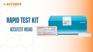 AccuTest HBsAg Rapid Test  Hepatitis B Test  HBsAg positive Hepatitis B Surface Antigen  Accurex [upl. by Allebara]