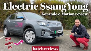 SsangYong Korando eMotion Electric review [upl. by Ayadahs945]