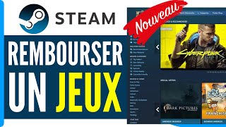 Comment Se Faire Rembourser Un Jeux Steam  En 2024 [upl. by Reilamag]