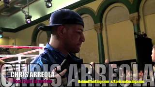 CHRIS ARREOLA vs Friday Ahunanya Post Fight Interview quotI almost looked as bad as Haye didquot [upl. by Eradis118]