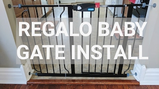 FUN TIMELAPSE REGALO BABY GATE INSTALL NOT A HOW TO [upl. by Emiaj289]