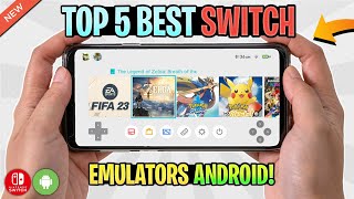 Top 5 BEST Nintendo Switch Emulators For Android NEW [upl. by Artek]