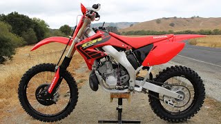 Awesome Rebuild of a 20YearOld Dirt Bike  2002 CR250 [upl. by Ayamat]