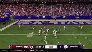 CFB25 Texas Bowl 🏈11 Arkansas  16 Kansas State 🏈 Texas Bowl 🏈Heisman🏈 [upl. by Godfry]