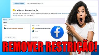 COMO REMOVER RESTRIÇÃO DA PÁGINA DO FACEBOOK [upl. by Tonkin198]