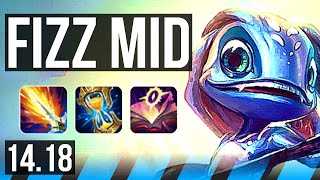 FIZZ vs SWAIN MID  800 games 12516  NA Master  1418 [upl. by Ayardna]