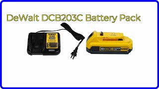 REVIEW 2024 DeWalt DCB203C Battery Pack ESSENTIAL details [upl. by Zipnick939]