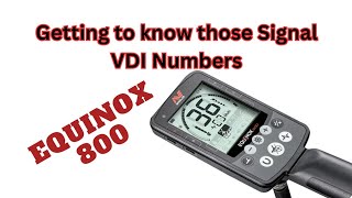 Minelab Equinox 800 Signals VDI Numbers Metal Detecting UK [upl. by Ravens558]