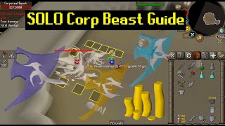 Easy SOLO Corp Beast Guide  osrs [upl. by Tully31]