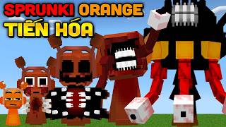 Minecraft Nhưng TIẾN HÓA TẤT CẢ CẤP ĐỘ SPRUNKI ORANGE [upl. by Burrton322]