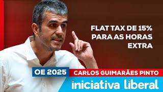 OE25 Flat tax de 15 para as horas extra [upl. by Naillig]