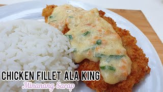 CHICKEN FILLET ALA KING RECIPE  Minanang Sarap [upl. by Akcirehs]